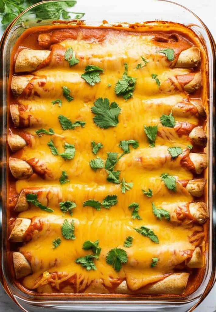 Quick and Easy 4-Ingredient Enchiladas