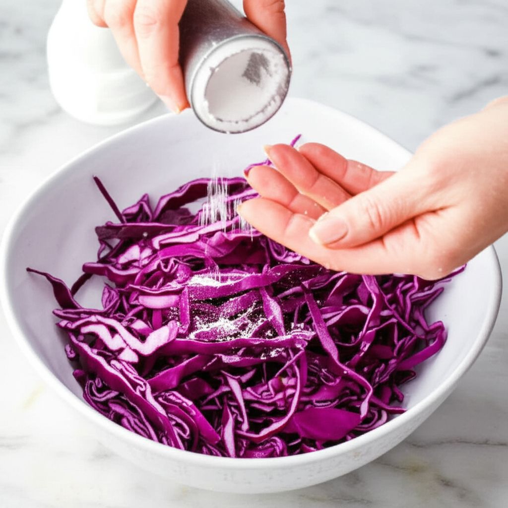 Red Cabbage Salad with Apples