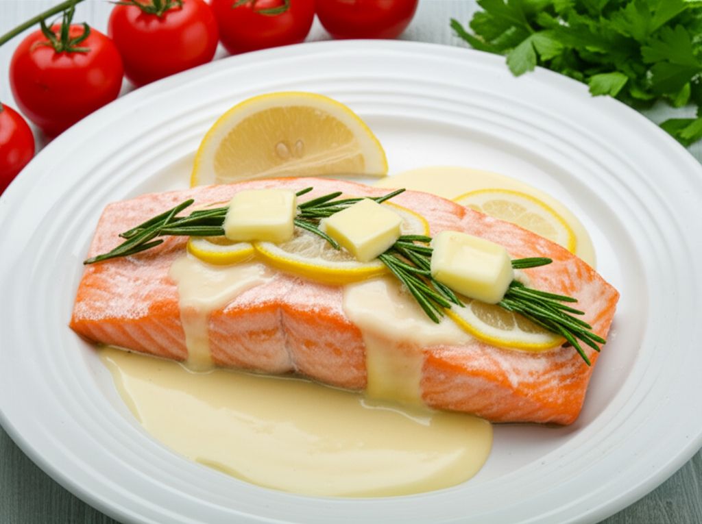 Salmon in Creamy Silk Sauce