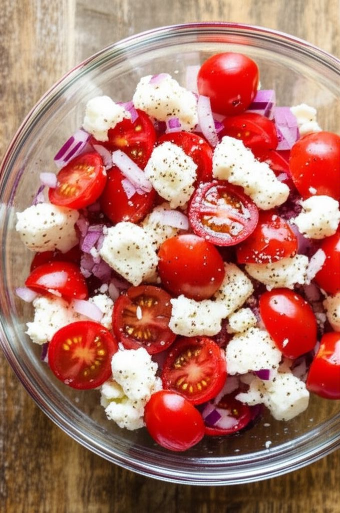 Simple Feta Cheese Salad