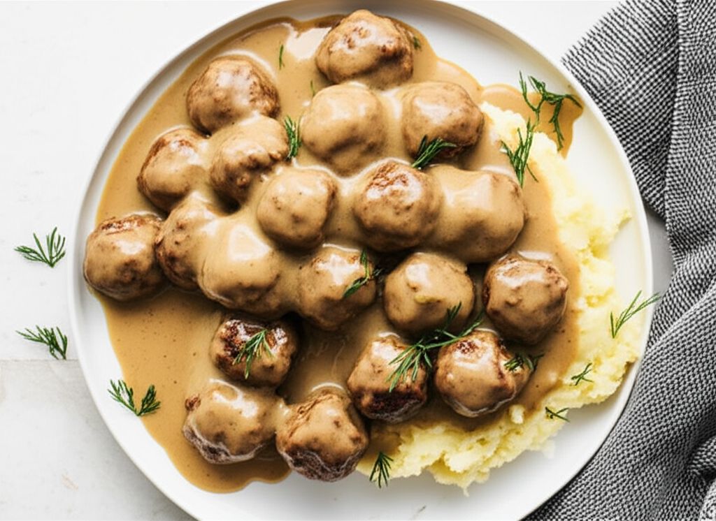 Slow Cooker Swedish Meatballs