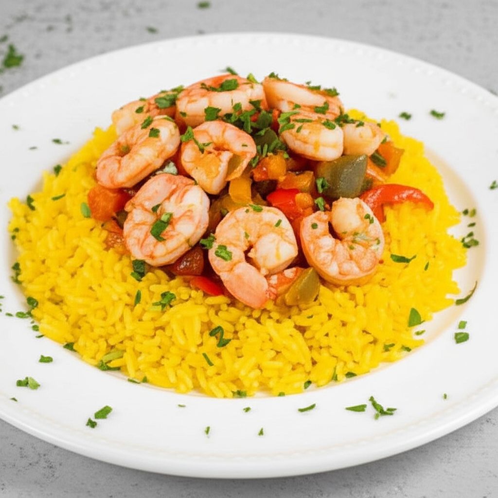 Spanish Rice and Shrimp