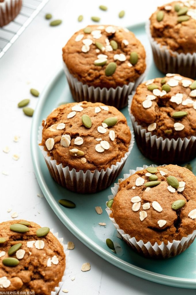 Spiced Pumpkin Molasses Muffins