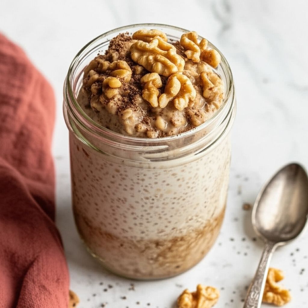 Spicy Gingerbread Overnight Oats