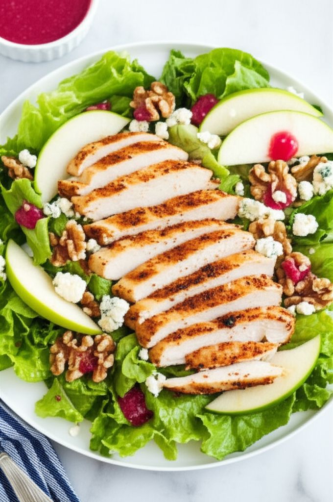 Sweet Apple-Walnut Chicken Salad