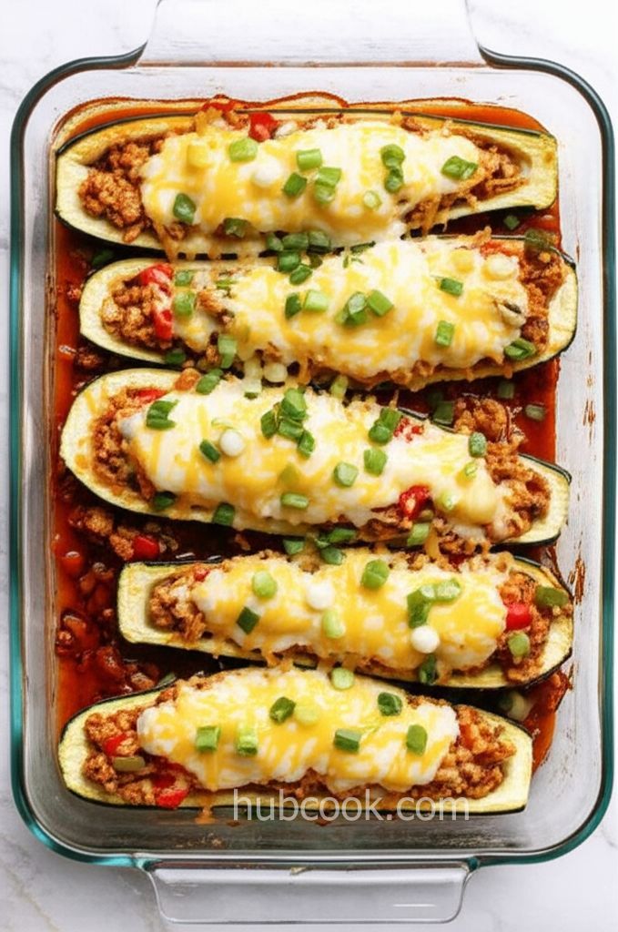 Taco-Stuffed Zucchini Boats
