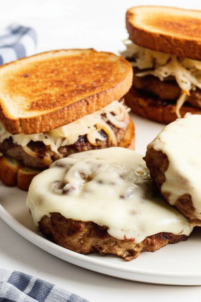 Turkey Reuben Burgers