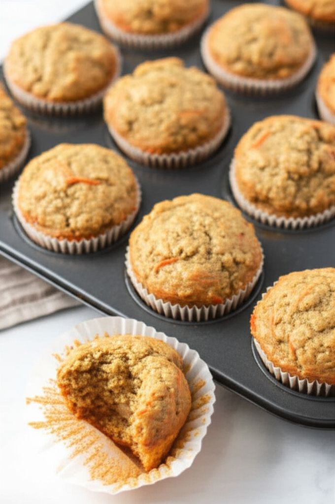 Wicked Whole Wheat Orange Carrot Muffins