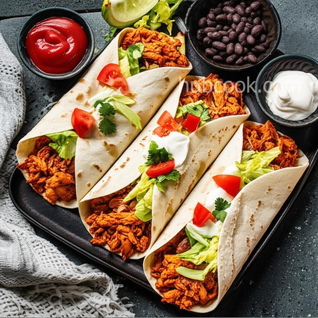 Yummy Chicken Burritos