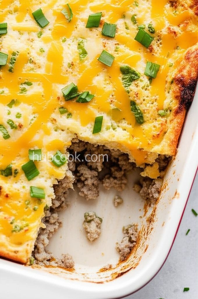 Zesty Sausage Souffle