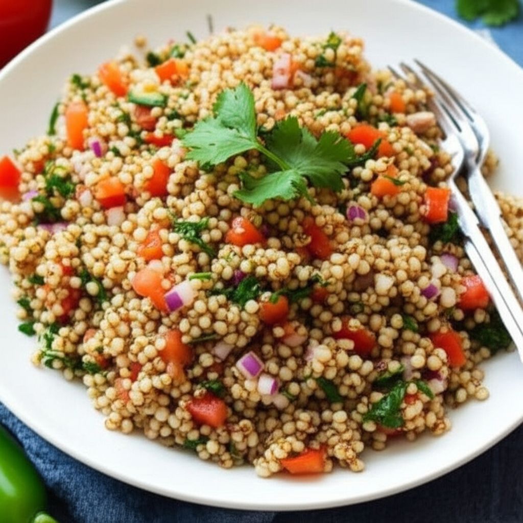 Zesty Whole Grain and Vegetable Salad