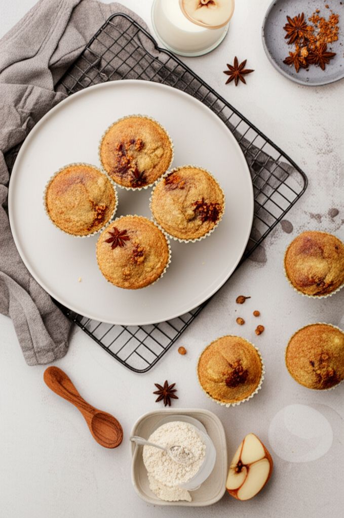 Applesauce Orange Poppyseed Muffins