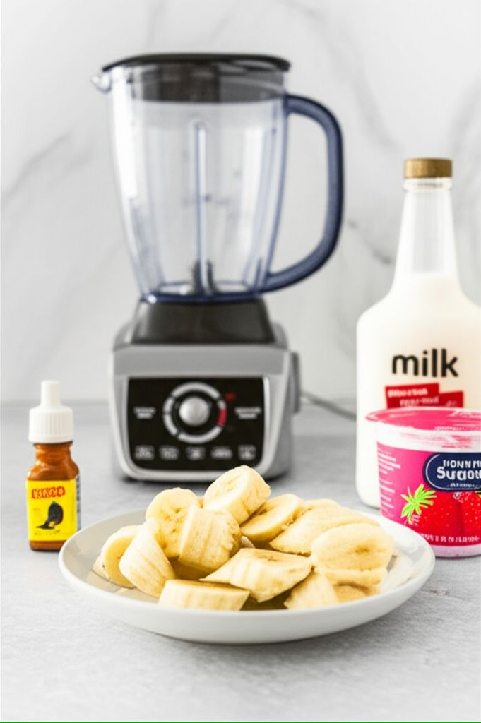Banana Banana Strawberry Smoothie
