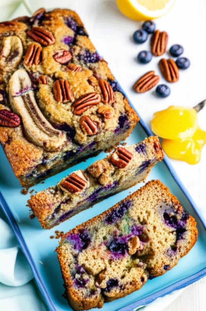 Blueberry Banana Nut Bread