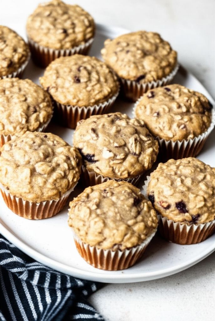 Brown Butter Oatmeal Muffins