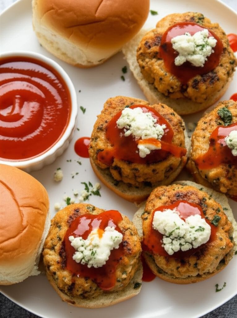 Buffalo Chicken Wing Sliders
