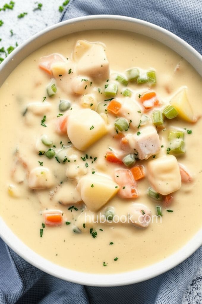 Cheesy Catfish Chowder