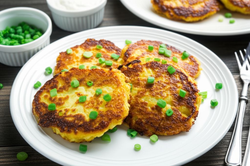 Cheesy Potato Pancakes