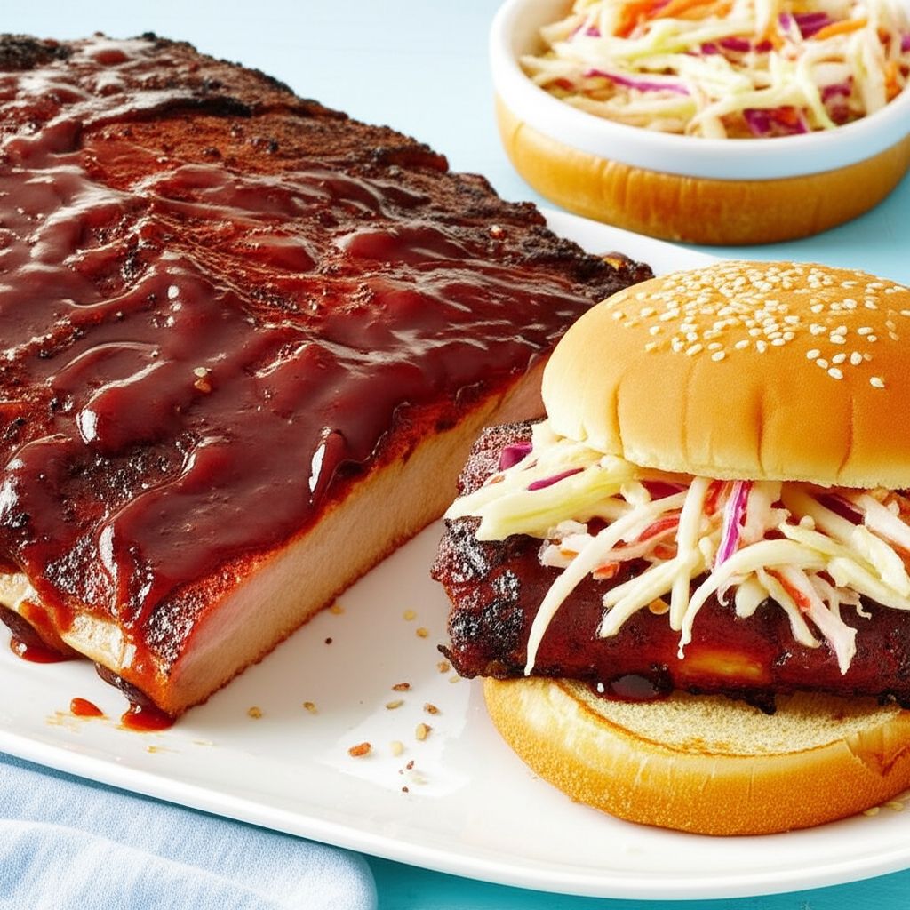 Chef John's Copycat McRib Sandwich