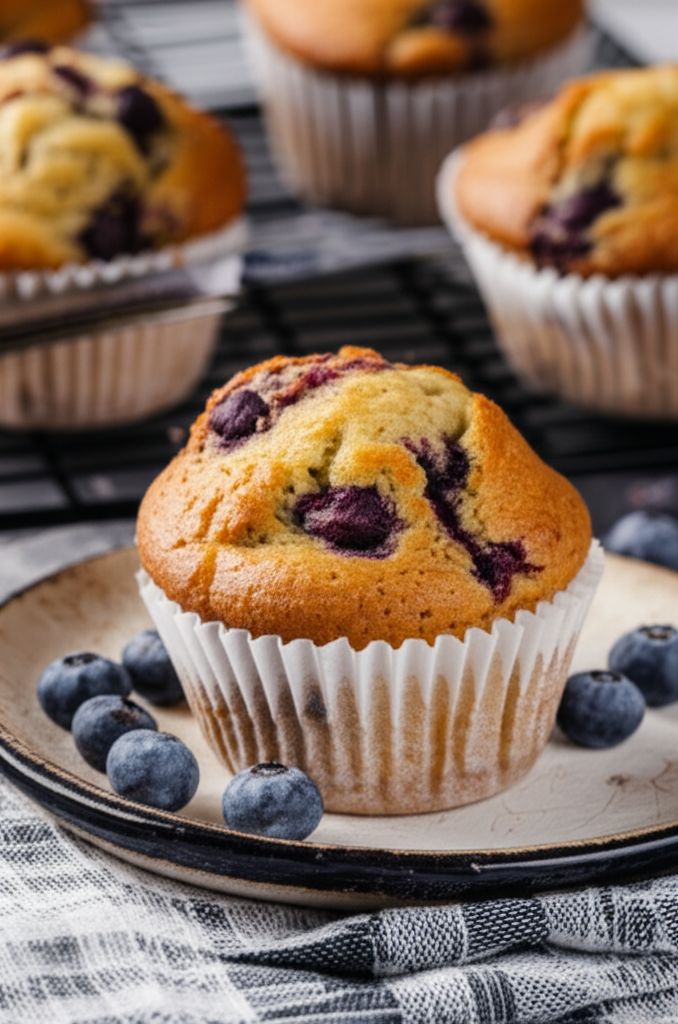 Chocolate Chip and Blueberry Muffins