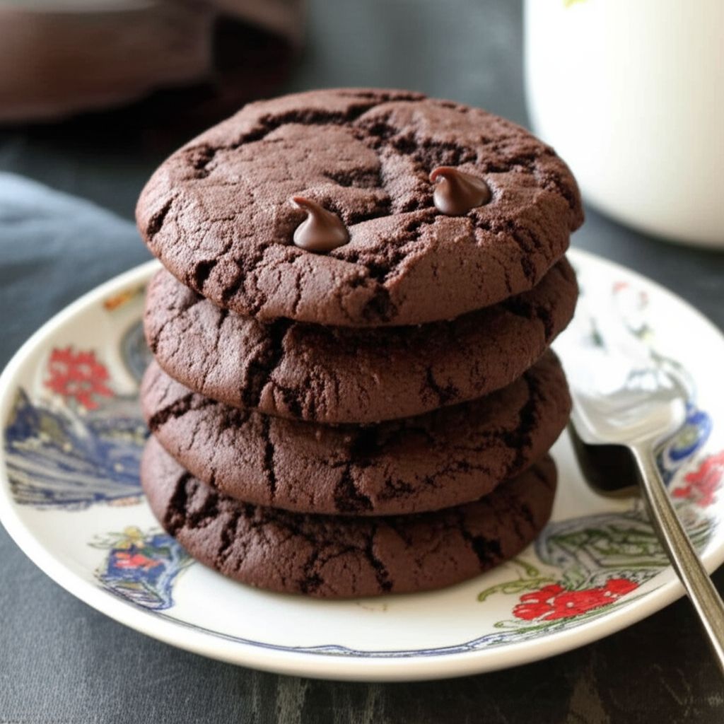 Chocolate Earl Grey Cookies
