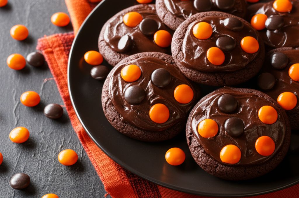 Chocolate Halloween Cookies