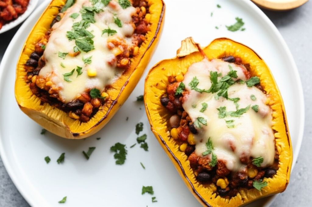 Chorizo-Stuffed Spaghetti Squash