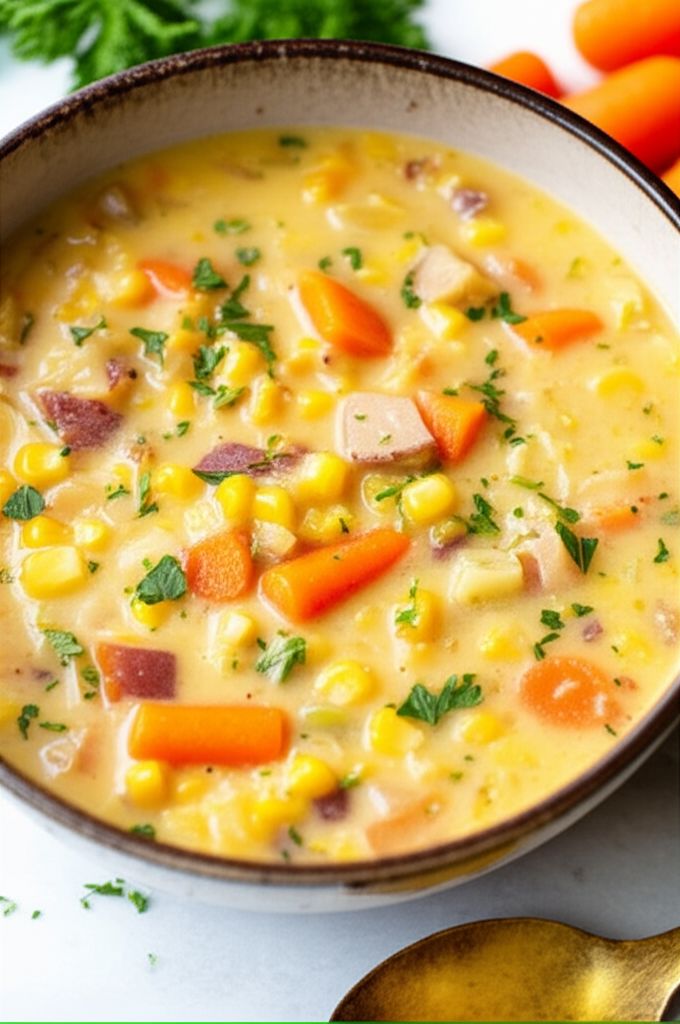 Chunky Corn Chowder (Vegan)