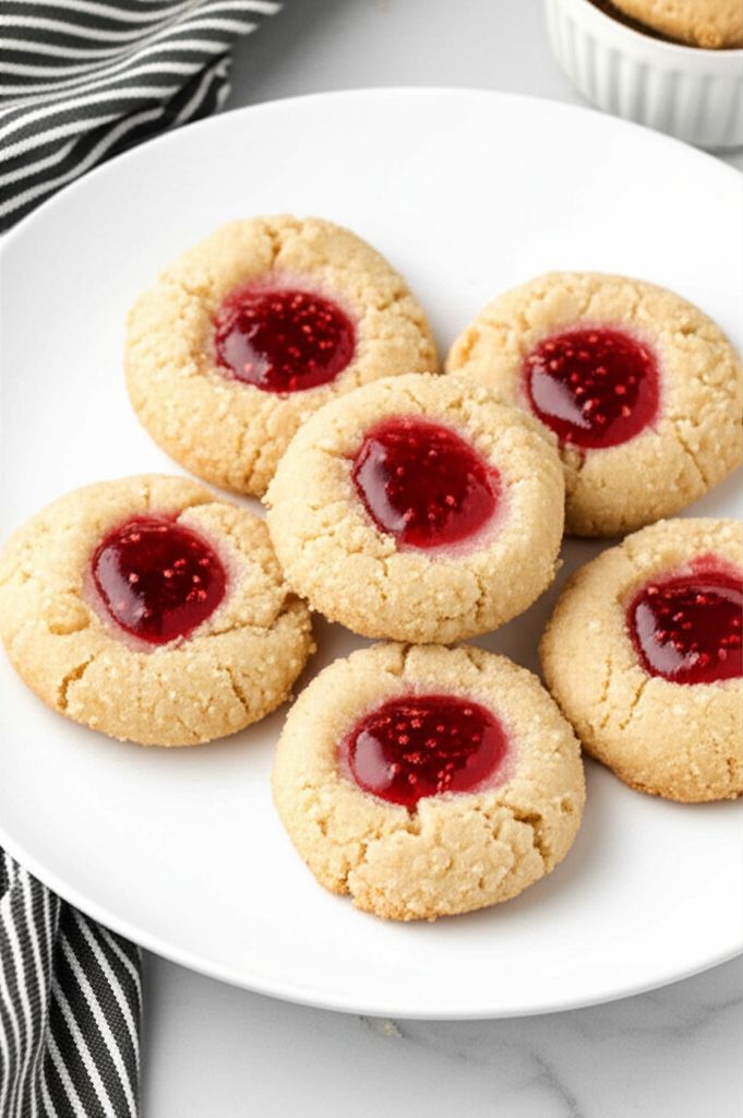 Coconut Raspberry Cookies