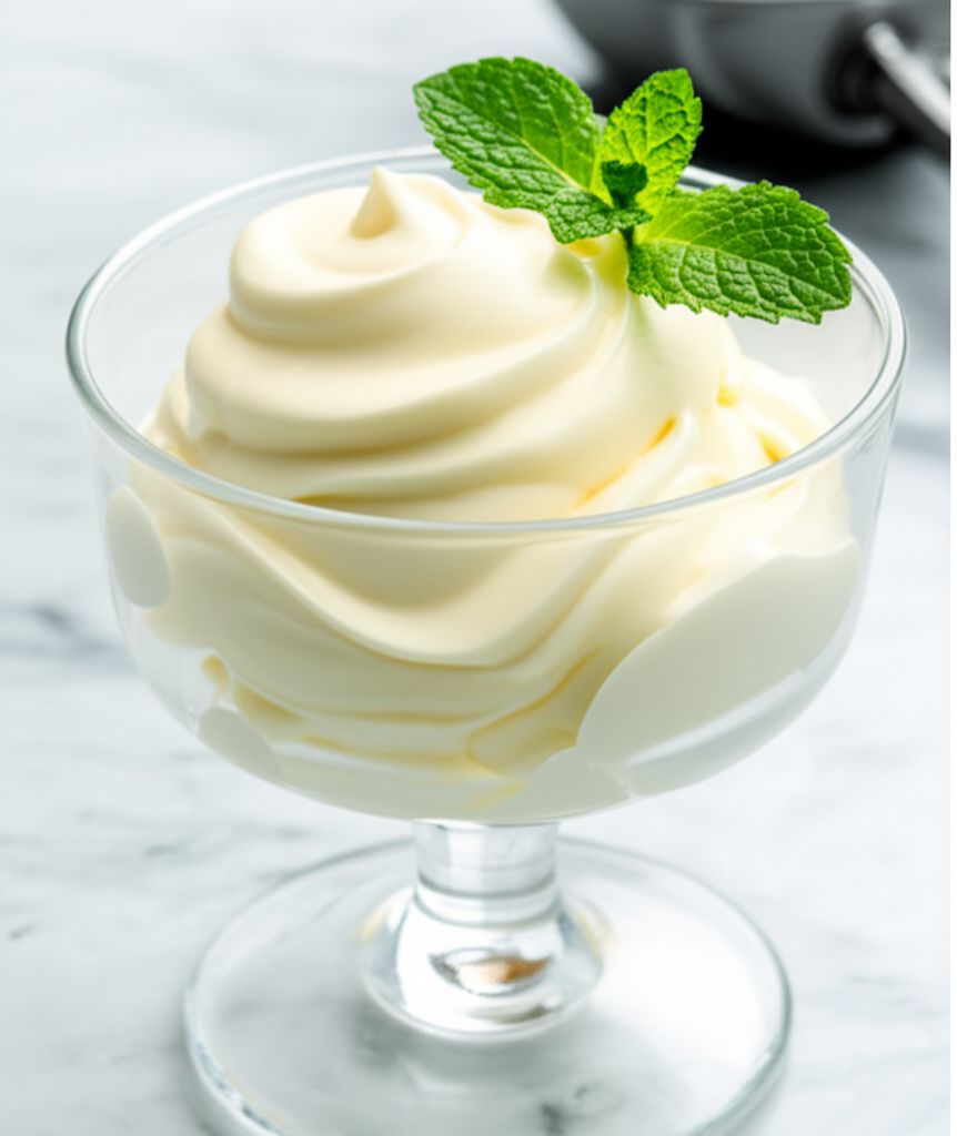 Creamy Vanilla Frozen Yogurt