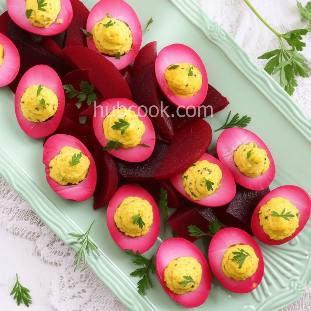 Deviled Pickled Eggs
