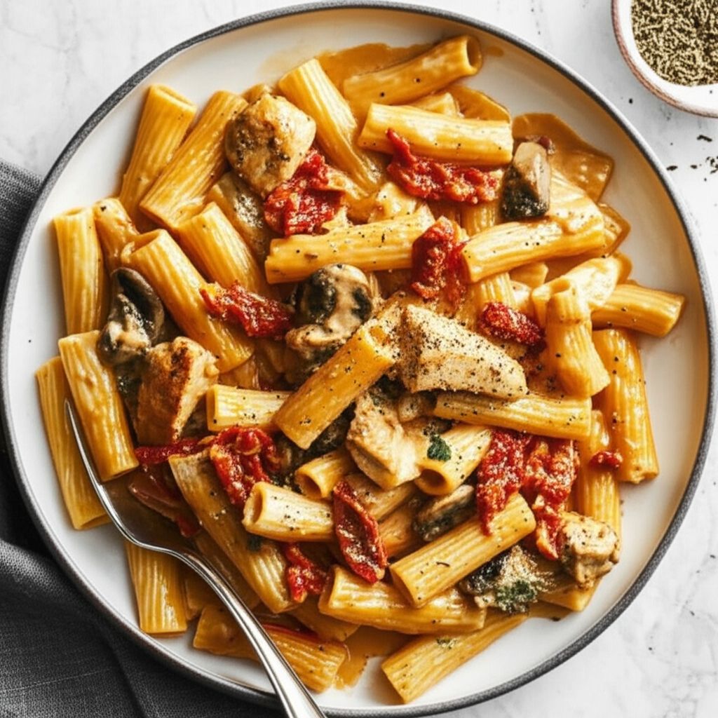 Garlic Chicken Rigatoni