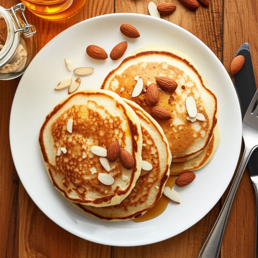 Granola Almond Pancakes