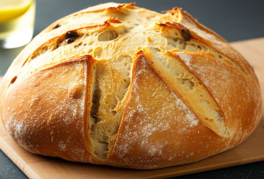 Greek Olive and Onion Bread
