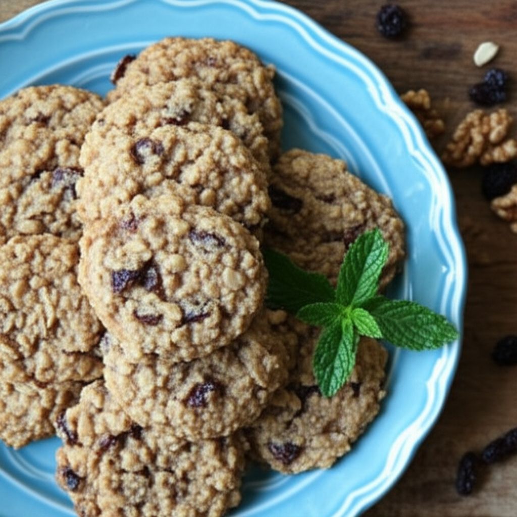 Healthier Beth's Spicy Oatmeal Raisin Cookies