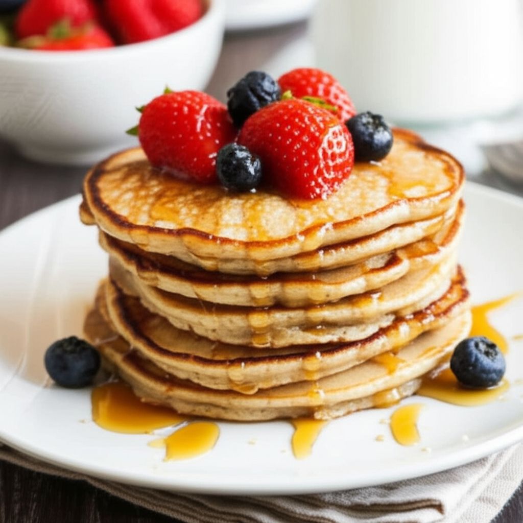 Hearty Oatmeal Pancakes