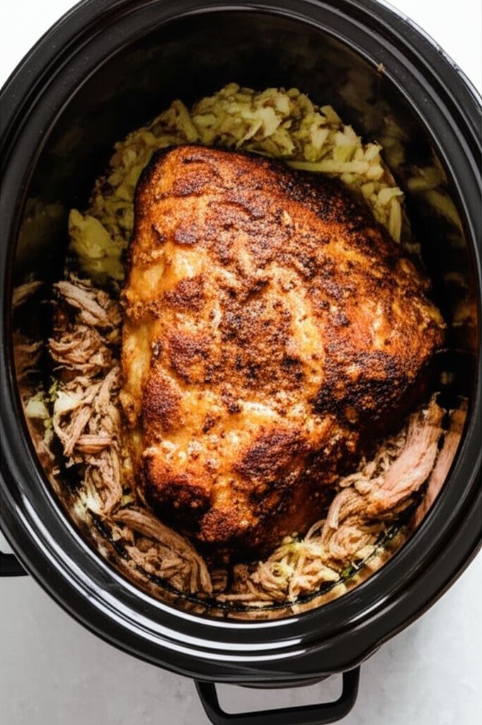 Homestyle Kalua Pork with Cabbage in a Slow Cooker