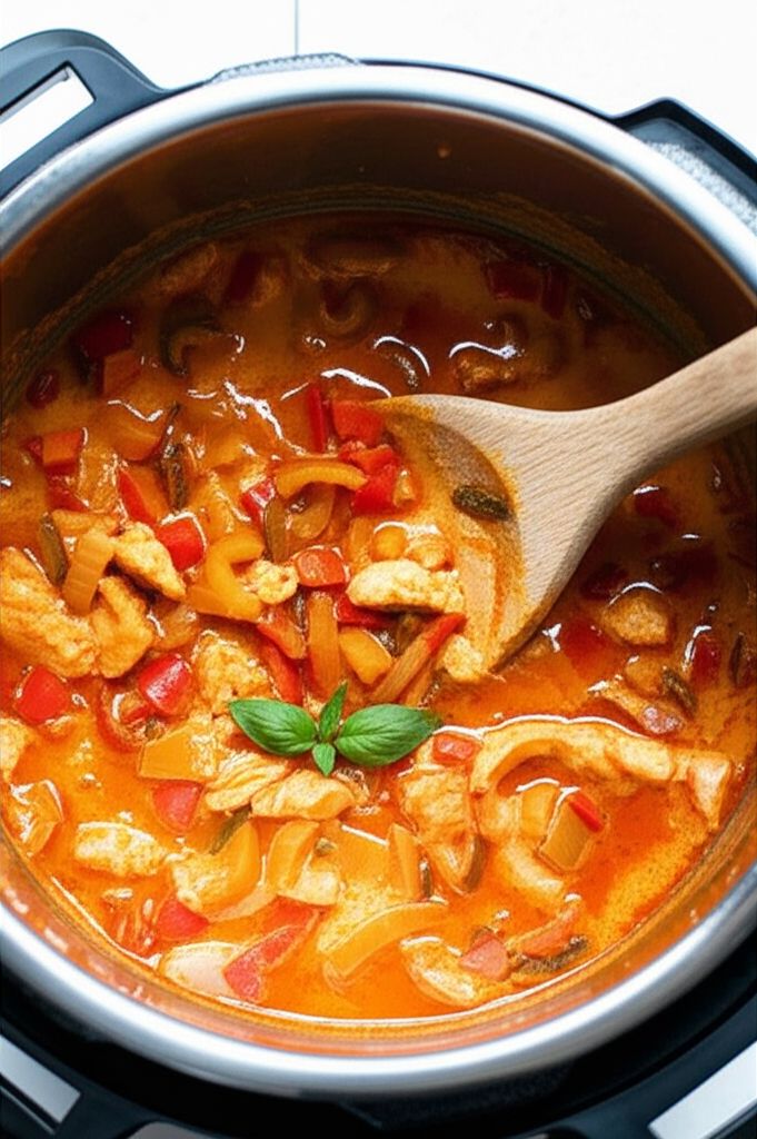 Instant Pot Red Thai Curry Chicken