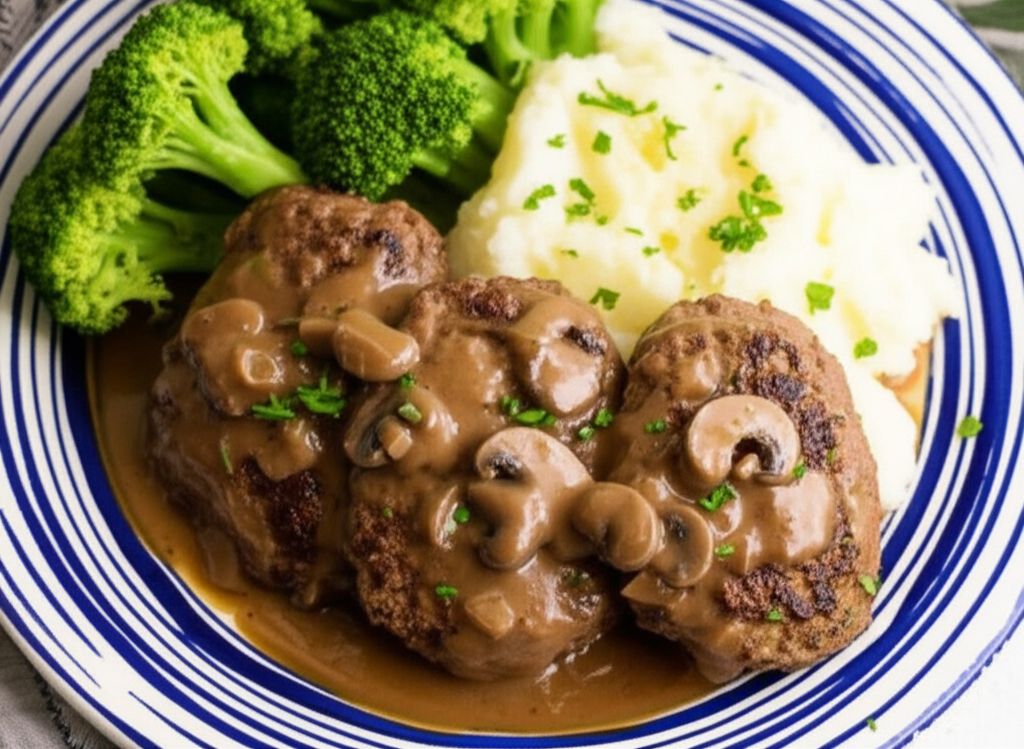 Instant Pot Salisbury Steak with Onion and Mushroom Gravy