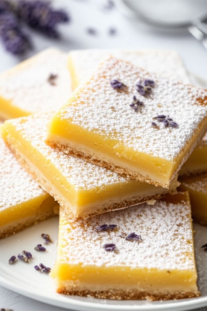 Lavender Lemon Bars