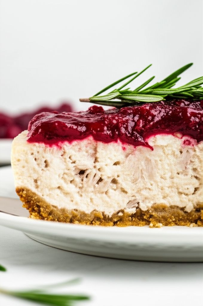 Leftover Turkey Cheesecake
