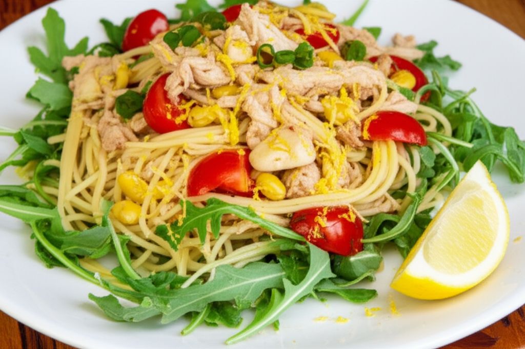 Lemon Coconut Thai-Inspired Pasta
