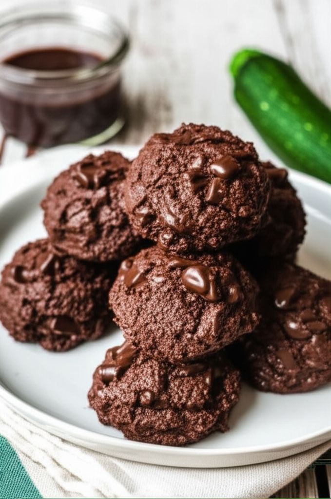 Mom's Chocolate Zucchini Cookies