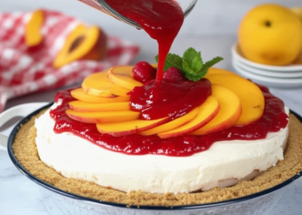 Peach Surprise Pie