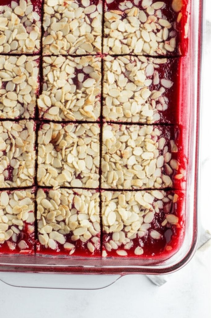 Raspberry Squares for Junior Chefs