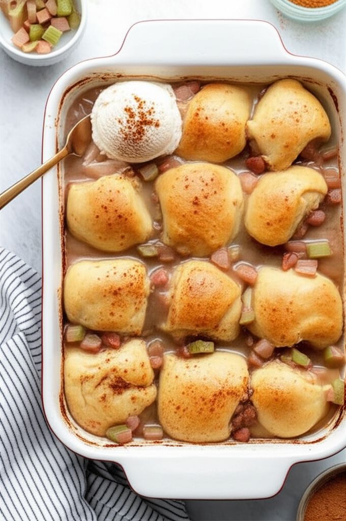 Rhubarb Dumplings