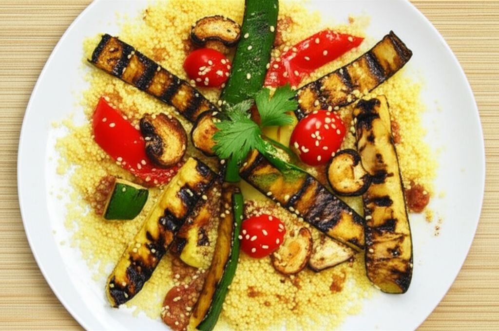 Roasted Veggies with Couscous