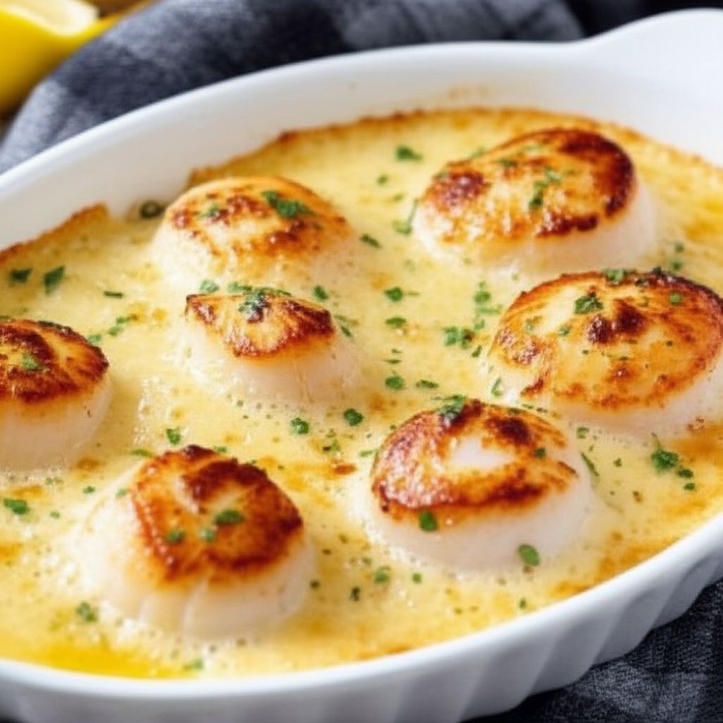 Scallop Gratin