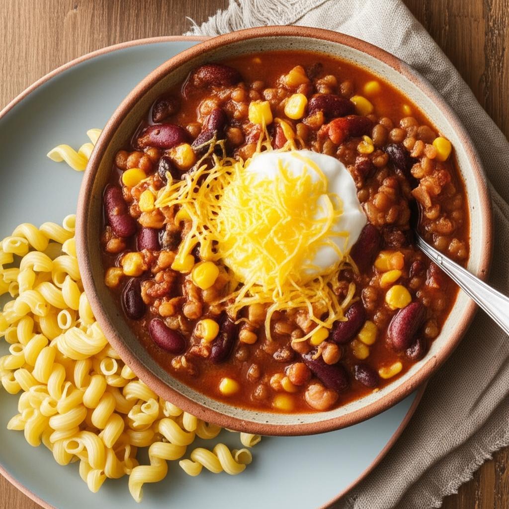 Slow Cook 3-Bean Chili (Vegetarian and Gluten Free)