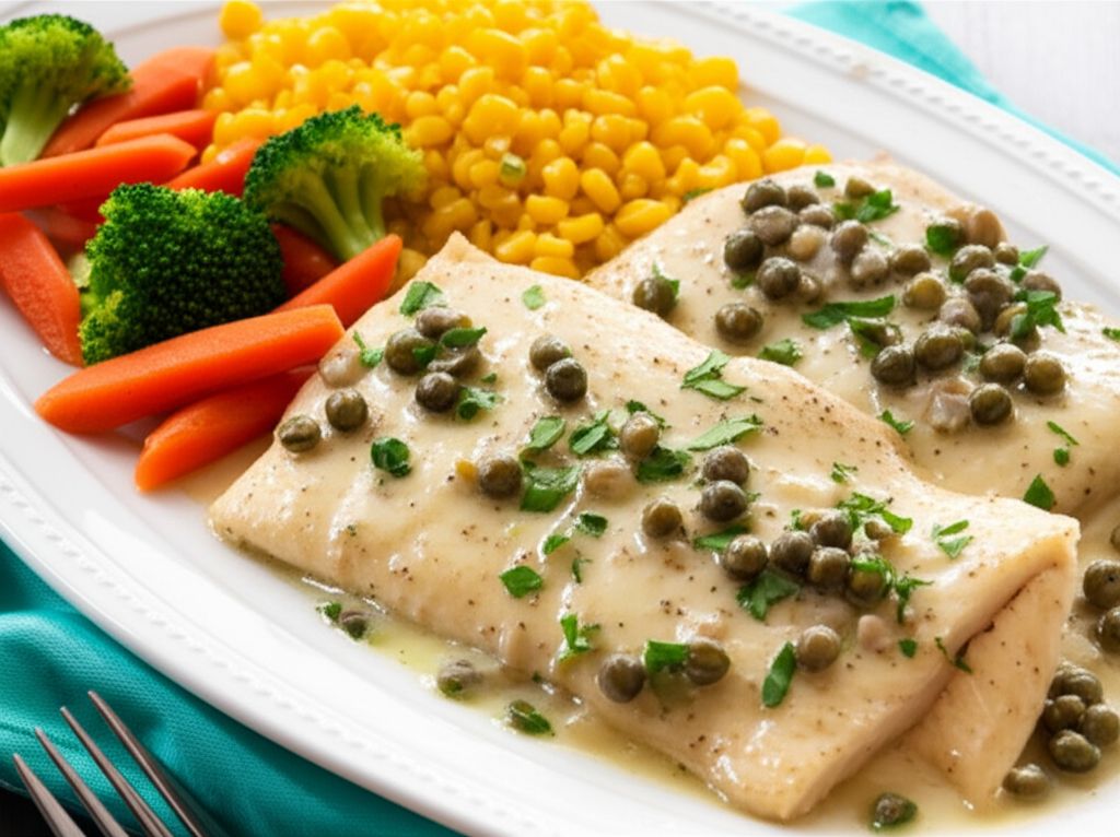Speckled Trout in Capers and White Wine